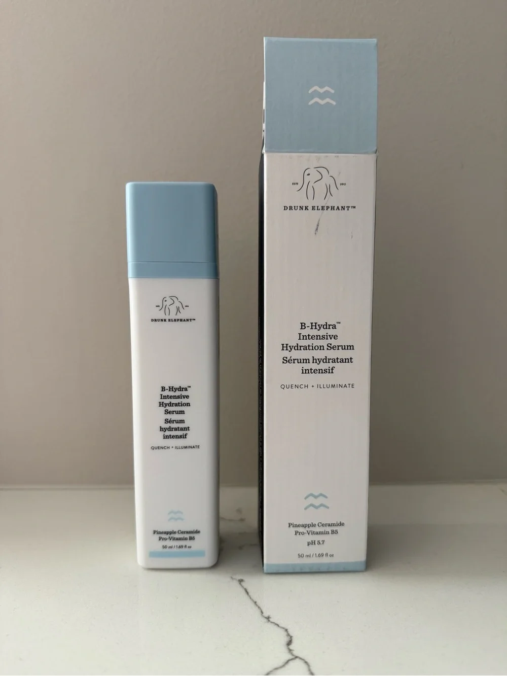 Drunk Elephant B-Hydra Intensive Hydration Serum — Light Blue